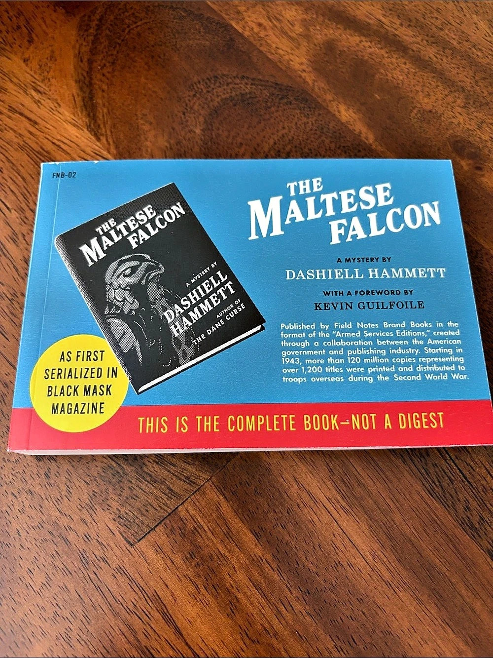 Field Notes Brand Books The Maltese Falcon Paperback Book “Armed Services Editio